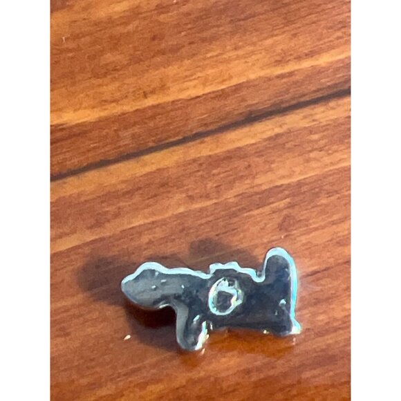 Origami Owl Charm Silver Tone Hope Pink Enamel Rhinestone Breast Cancer - Picture 2 of 2